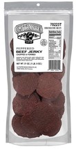 Old Trapper BEEF JERKY ROUNDS 80 ct Bulk Peppered REFILL 1.3 Pounds Case... - $183.14