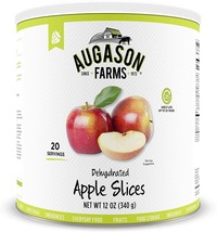 Augason Farms Dehydrated Apple Slices Certified Gluten Free Long Term 25 Years - £30.92 GBP