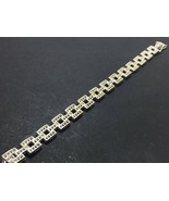 925 Sterling Silver Bracelet Semi Mount bracelet Setting 2 mm Square bra... - £42.89 GBP
