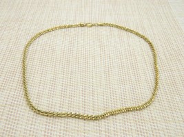 VERONESE Gold Vermeil Over .925 Sterling Choker Necklace Vintage - $58.80