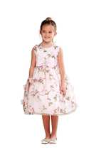 Posh Sweet Pink Floral Embroidered Flower Girl Party Dress, Crayon Kids USA - £49.82 GBP