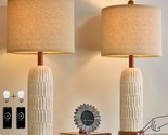 3-Way Dimmable Touch Control Table Lamp Set Of 2 With Dual Usb Charging ... - $135.99