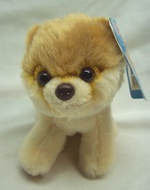 Gund The World&#39;s Cutest Dog Boo Pomeranian 5&quot; Plush Stuffed Animal Bag Clip New - £11.87 GBP