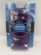 Vintage Wet Tunes Purple Shower Radio NEW SEALED! - £16.29 GBP