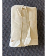 Vintage Horner Wool Blanket w Satin Binding 68 x 84 Made in USA Cream th... - £31.92 GBP