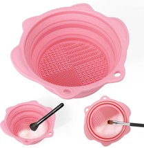 Paint Brush Cleaner Mat,Foldable Silicone Paint Brush Cleaner Bowl,Porta... - $390.04 MXN
