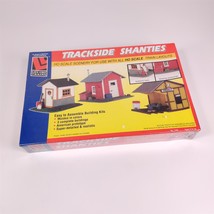 ✅ Life Like Trains HO MODEL Railroad 3 Trackside Shanties Buildings Kit ... - £11.57 GBP