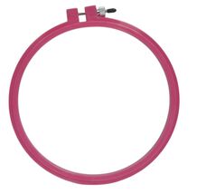 Pink Susan Bates Hoop-La Embroidery Hoop 6 Inch - $7.95