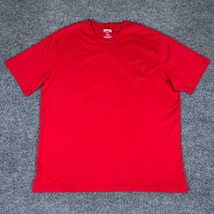 Duluth Trading T-Shirt Mens XL Red Short Sleeve Pocket Cotton Longtail A... - £9.61 GBP