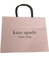 1 (one) Kate SPADE Shopping Paper Gift Bags - Pink  10&quot; x 8&quot; x 4.5&quot; - £3.88 GBP