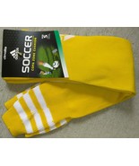 Adidas  Men&#39;s COPA Zone Cushion Yellow White Design Soccer Socks Sz S - €12,18 EUR