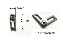 Stainless Steel Sister Hook Clasp, 1,6 mm thick (one piece). - £3.18 GBP