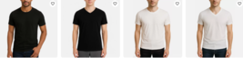 Alfani Mens 4 Pack Classic T Shirt Tagless Undershirts White or Black Re... - $14.36+