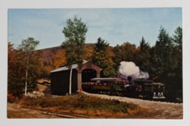 Clarks Trading Post Train Postcard Railroad Locomotive Lincoln NH c1970s... - £5.41 GBP