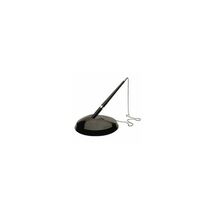 Reception Pen Desk Set On Chain With Stand- Black Counter Pen + Free Ref... - $20.00