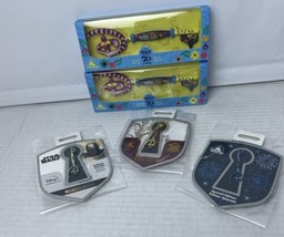 Disney Pooh,Fantasia-Grogu, Collectible Key Pin 3 PINS-2 Alice Wonderlan... - $28.60