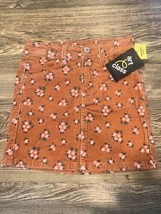 Girls&#39; Corduroy Skirt - art class Rust Orange Floral Size Small(6-6x) NWT. V - £7.73 GBP