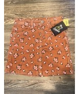 Girls&#39; Corduroy Skirt - art class Rust Orange Floral Size Small(6-6x) NW... - €8,53 EUR