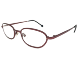 Vintage la Eyeworks Eyeglasses Frames PUNCH 578 Red Round Full Rim 48-21... - $65.36