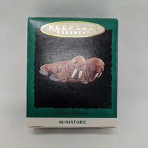 Hallmark Keepsake Christmas Ornament Merry Walrus Miniature - $9.66 CAD
