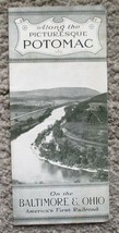 1930&#39;s Along The Picturesque Potomac, Baltimore &amp; Ohio America&#39;s 1st Railroad - £10.59 GBP