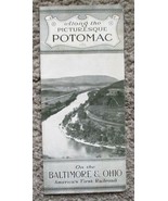 1930&#39;s ALONG THE PICTURESQUE POTOMAC, BALTIMORE &amp; OHIO America&#39;s 1st Rai... - $255.34 MXN