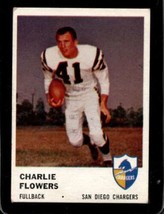1961 Fleer #156 Charlie Flowers Vg+ Chargers *X35458 - £11.74 GBP
