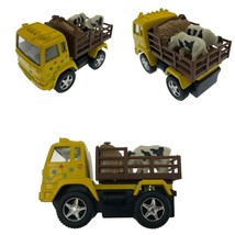3.25&quot; Farm Truck Diecast Model Toy Car Pull Action- Yellow - RM - £17.51 GBP