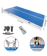 157*78*7.9inch Inflatable Tumbling Gym Mat Brushed Air Cushion Training ... - £231.01 GBP