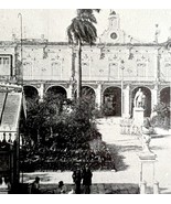 Captain General Palace Victorian 1898 Print Cuba&#39;s Freedom Spanish War D... - $29.99