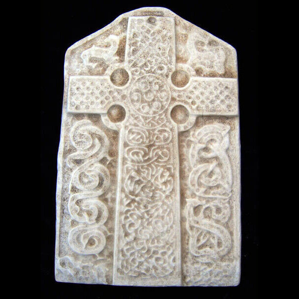 Celtic Cross Irish Symbol Sculpture wall plaque - $18.80