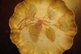 ROYAL DOULTON Staffordshire, UK c1882-1902  leaves antique plate, 9&quot;]RD38] - £35.05 GBP
