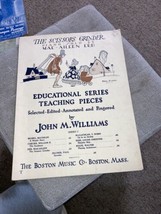 The Scissors Grinder Educational Series John Williams 1928 Sheet Music Piano - £6.76 GBP