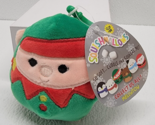Squishmallow Elf Clip On Christmas Keychain Plush New With Tag! - $11.57
