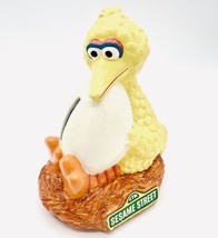 Sesame Street vintage 1978 Big Bird holding an egg coin bank with stopper - £8.03 GBP