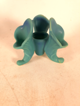 Van Briggle Art Pottery 3-Footed Candle Holder, Turquoise, 5&quot; W - $44.57