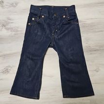 Vintage Levis Orange Tab Jeans Toddler Boy Girl 2T Dark Wash Blue Bootcu... - $45.10