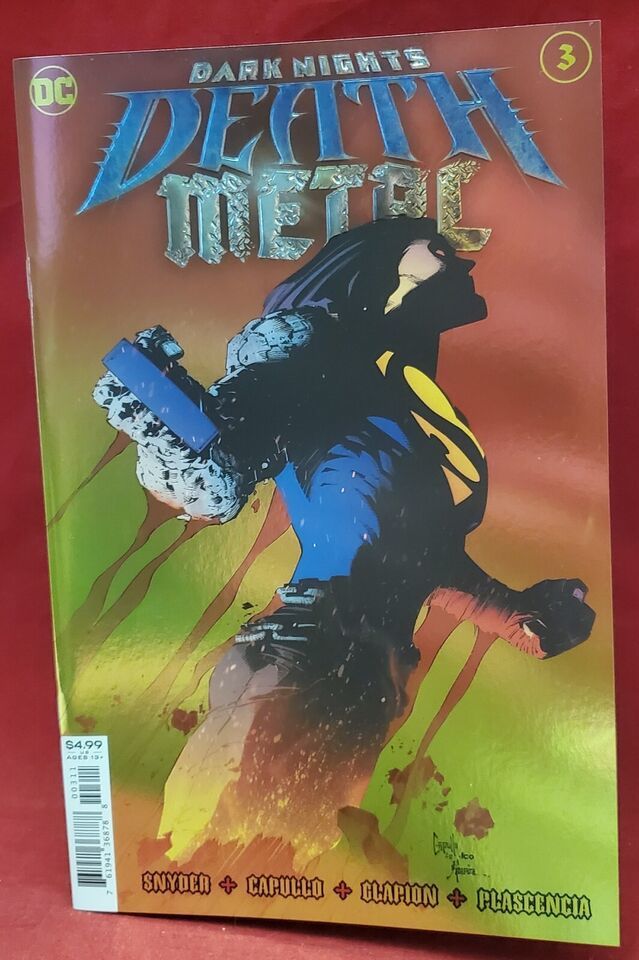 DARK NIGHTS: DEATH METAL #3 (Enhanced Foil Variant) COMIC BOOK ~ DC Comics - £4.61 GBP