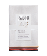 Atelier Saucier Rainbow Burlap Napkins, Set of 4 - $32.00