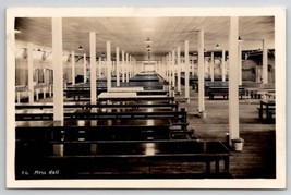 RPPC Naval Camp Farragut Idaho Mess Hall Real Photo Postcard D40 - £3.69 GBP