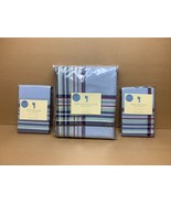 NEW Pottery Barn TWIN Preppy Plaid Duvet Cover &amp; 2 Standard Shams - Blue... - $164.11 CAD
