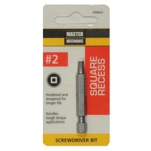 DISSTON COMPANY 696663#2 Square Recess Screwdriver Bit, 2&quot; - $17.75