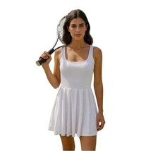 Sage Collective White Active Tennis Dress Fit And Flare NWT Sizes Xs, S, M - $57.42