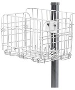 Metal Basket Add-On - Attachable Basket w/ Ring Clamp for Tablet Floor S... - $478.47 MXN