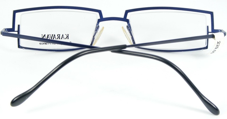 KARAVAN 5318 587 BLUE /SILVER EYEGLASSES GLASSES METAL FRAME 46-20-140mm France Item image 3