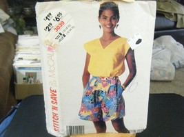 McCall&#39;s Stitch&#39;n Save 3039 Misses Top &amp; Culottes Pattern - Size 12 &amp; 14 - £7.84 GBP