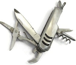 Stainless Steel Multi Tool Folding Pocket Knife - £7.90 GBP