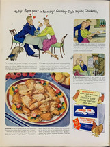 Vintage 1943 Birds Eye Frozen Meals Sweethearts At Home Print Ad Adverti... - £5.12 GBP