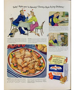 Vintage 1943 Birds Eye Frozen Meals Sweethearts At Home Print Ad Adverti... - £5.06 GBP