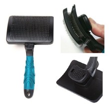 Self Cleaning Dog Grooming Brush Push Button Slicker Pin Retraction Groo... - £14.70 GBP+